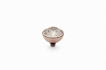 Qudo Rose Gold Topper Bottone 10mm - Silk